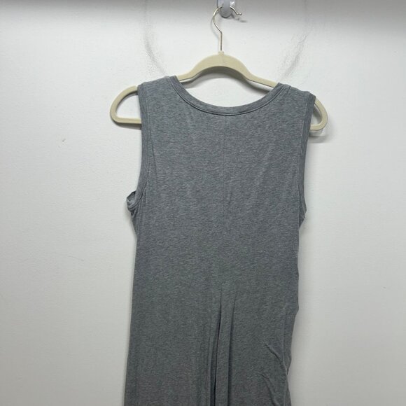 Cabi 5618 Breeze Dress gray maxi ruched small - Picture 10 of 11